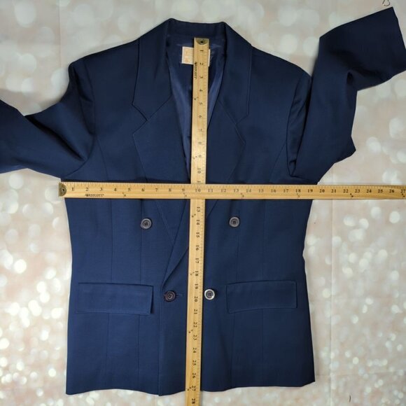 Pendleton Blue Wool Vintage 2Pc Skirt Set, Women's 12 - Picture 8 of 15